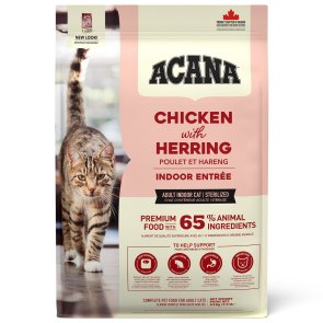 Acana Cat Indoor Entree kattfoder premium kvalitet kyckling sill steriliserad kastrerad innekatt foder inomhus