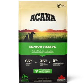Acana Senior Dog Recipe hundfoder premium kyckling flundra