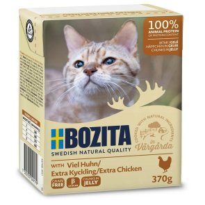Bozita Katt Tetra Bitar i gelé Extra Kyckling 370g