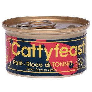 Cattyfeast Wet Adult Paté Rich in Tuna 85g kattfoder kattmat blötmat katt tonfisk
