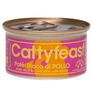 Cattyfeast Wet Kitten Paté Chicken & Eggs 85g kattfoder kattungemat kattunge foder våtfoder kyckling ägg