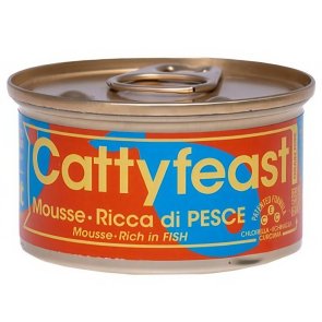 Cattyfeast Wet Sterilized Mousse Rich in Fish 85g kattfoder kastrerade katter fisk