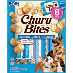 Churu Dog Bites Chicken Wraps with Cheese 8 st