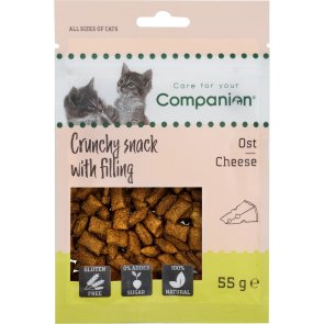 Companion Cat Crunchy Snack with Filling - Cheese 55g