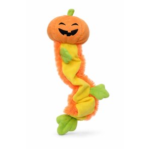 Companion Halloween Pumpa plyschleksak orange gul grön mjuk plysch hundleksak