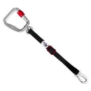 Curli Säkerhetsbälte för bil V2 car safety belt svart röd silver metall hund i bil bilbälte bilkoppel hundkoppel bil bilbur