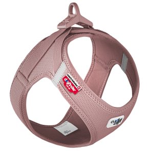 Curli Vest Sele Clasp Air-Mesh Rose rosa hundsele små mellanstora hundar luftig mjuk skön kylande svalkande
