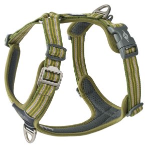 hundsele sele harness antidragsele design reflex stadig hundkoppel hundhalsband grön hunting green dog copenhagen hundpromenad