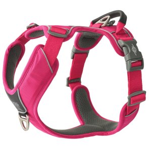 hundsele sele harness antidragsele sele comfort walk pro design reflex stadig hundkoppel hundhalsband rosa wild rose dog copenha