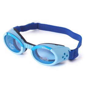 Doggles ILS 2 Shiny Blue Frame Blue Lens hundsolglasögon