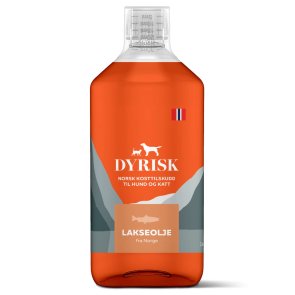 Dyrisk Lakseolje hund norsk laxolja med omega 3 för hund