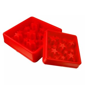 Eat Slow Live Longer matskål Stjärna Star Red Röd XSmall Small Large aktiveringsskål slowfeeder