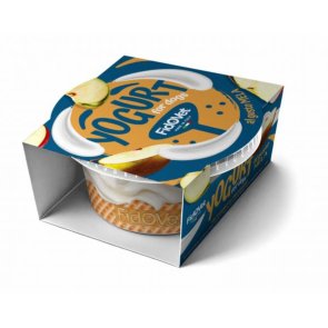 Fidovet yogurt 25 g, olika smaker hundyoghurt hundgodis belöning hund skonsam rumstemperatur blanda själv diy yoghurt för hund