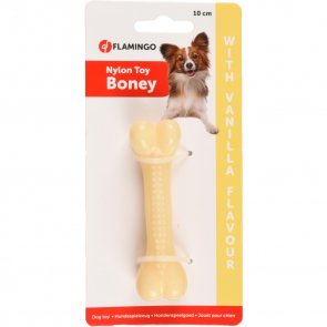 Nylonben Boney Bone Vanilj, 10 cm