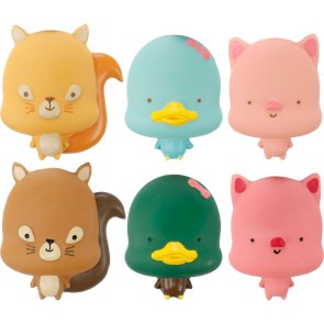 Flamingo Pipleksak latex Flavie 10 cm, blandade hundleksak pip latex olika färger