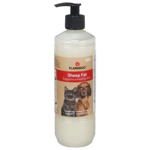 Flamingo Sheep Fat 500 ml fårfett fårtalg hud päls hund katt