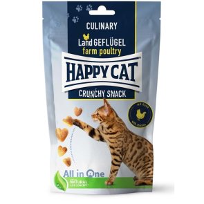 Happy Cat Crunchy Snack fågel/morötter 70g