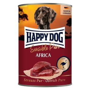 Happy Dog konserv, Africa, 100% struts 400g
