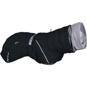 hurtta hundtäcke täcke hund vintertäcke varmt dog coat winter black raven svart varmt återvunnet tyg