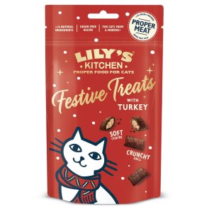 Lily's Kitchen Festive Treats Kalkon 60g kattgodis julgodis katt turkey