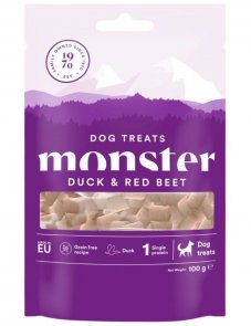 Monster Dog Treats Duck& Red Beet