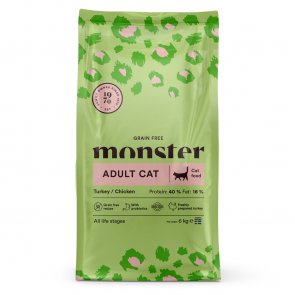 Monster Cat Grain Free Adult Turkey / Chicken