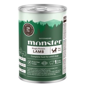 Monster Dog Adult Single Lamb Burk 400 g