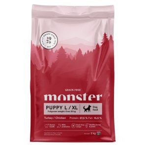 Monster Dog Grain Free Puppy L/XL Turkey/Chicken 2kg 12kg