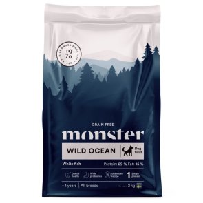 Monster Dog Grain Free Wild Ocean 2kg 12kg