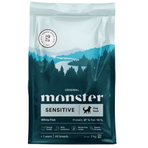 Monster Dog Original Sensitive White Fish 2kg 12kg