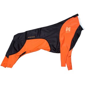 hundoverall jaktoverall jaktväst hund reflex orange svart nonstop