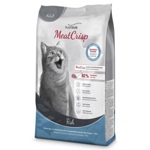 platinum cat meatcrisp adult fish fisk kattfoder vuxen katt krispig hälsosam glutenfri hög kötthalt naturliga ingredienser närin
