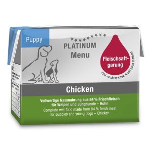Platinum Menu Puppy Chicken 90g hundfoder valpfoder kyckling
