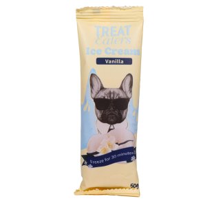 Treat Eaters Ice Cream Vanilla 50g petcare hundglass vanilj svalkande sommar
