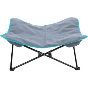 Campingsäng fältsäng hund hundcamping fällsäng utflykt hund hopfällbar grå petrol trixie hundbädd