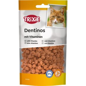 Trixie Denta Fun Dentinos med vitaminer, 50 g kattgodis bra för tänderna dental tugg katt