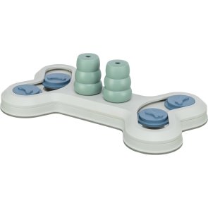 Trixie Dog Activity Flip Bone, Nivå 1, 32×18 cm hundleksak hundspel aktiveringsleksak ny färg blå grön