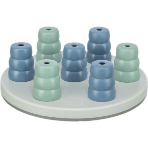 Trixie Dog Activity Mini Solitaire, Nivå 1, 20 cm hundspel aktiveringsleksak hundleksak aktiveringsspel ny färg blå grön