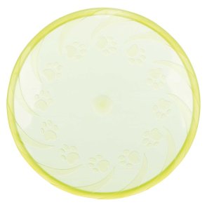 frisbee flytande hundfrisbee hundleksak flyter vatten tpr låg skaderisk vattenlek grön blå trixie