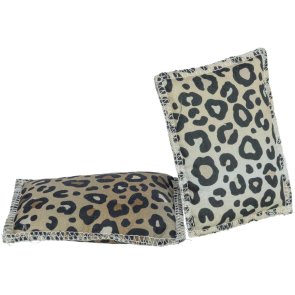Trixie kattleksak Lekdyna Leo, 7 × 9 cm leopardmönstrad beige brun liten kudde valeriana