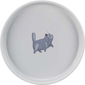 Trixie kattskål Fat-Cat låg-bred keramik