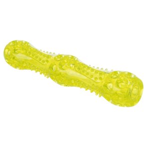 Trixie Leksaksrulle TPR, 28 cm, lime hundleksak gul grön lång pip kasta apport rolig sommarleksak
