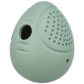 snacksägg sage grön naturgummi 8 cm hundleksak aktiveringsleksak godisgömma snacksleksak aktivering hund