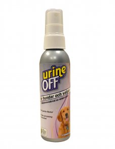 Urine Off Dog spray 118ml fläckborttagande spray för hundar och valpar 118ml