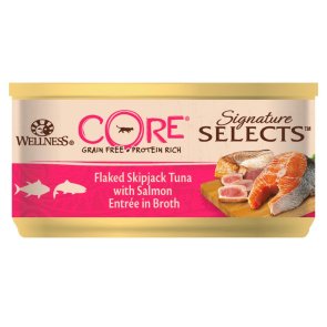 CORE Signature Selects Flaked Tuna & Salmon in Broth 79g