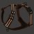hundsele sele harness antidragsele design reflex stadig hundkoppel hundhalsband brun mocca dog copenhagen hundpromenad