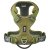 hundsele sele harness antidragsele sele comfort walk pro design reflex stadig hundkoppel hundhalsband grön hunting green dog cop