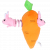 Double Wobble Carrot Conejos