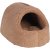 Felpa Igloo Mochabrun Teddy 35x52x30cm kattbädd hundbädd iglo mysbädd avlång fleece pile