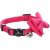 Flamingo Katthalsband med fluga Lomi 20-35 cm halsband katt bow tie cerise blå laxrosa nylon